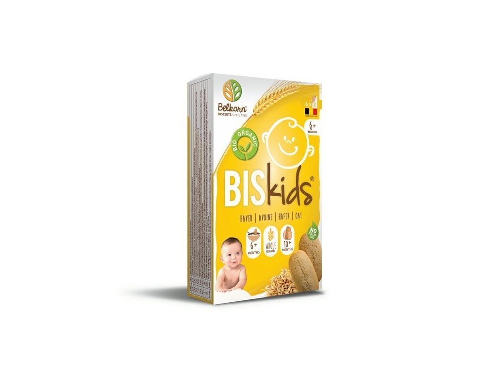 BIO FAIR TRADE dětské celozrnné ovesné sušenky 150 g BISKids
